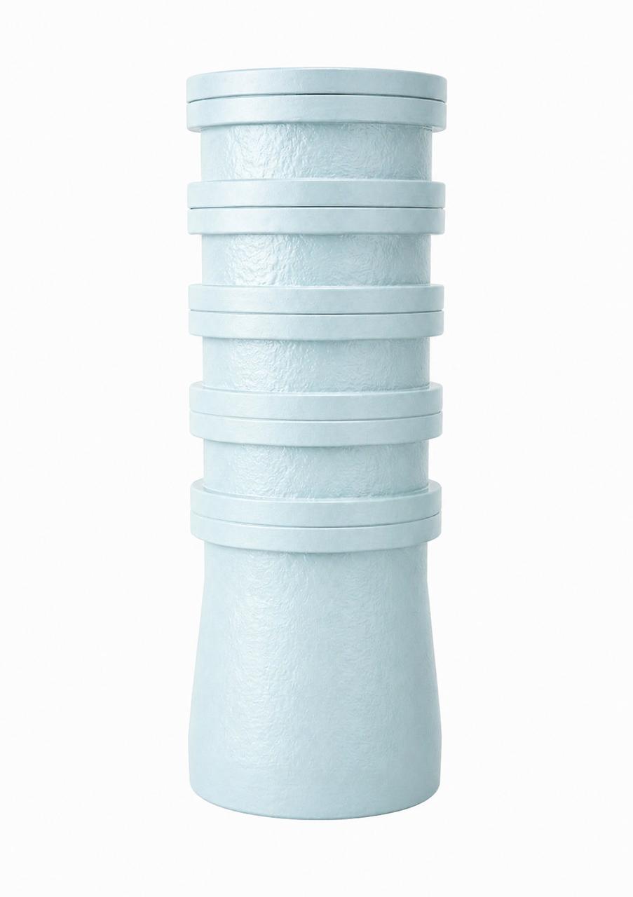 Top-Down Ribbed Vase