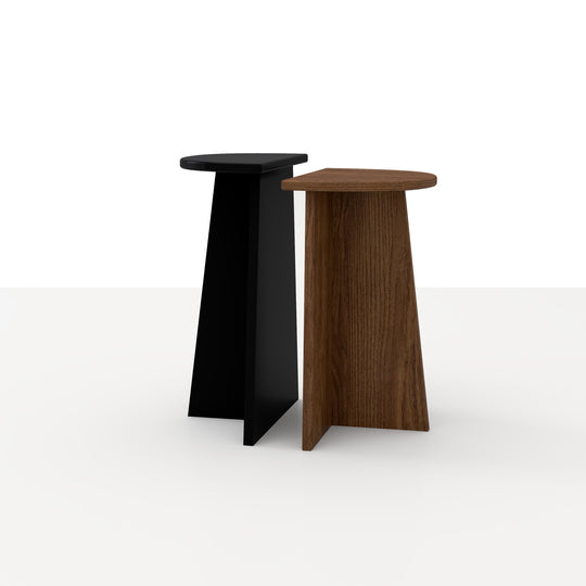 Surrey Side Table - 2 Pieces - Half Circle Top - 2 tones 1