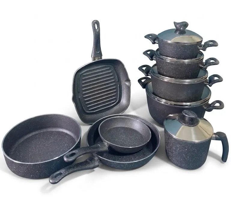 14-Pieces Terynova Granite Cookware Set