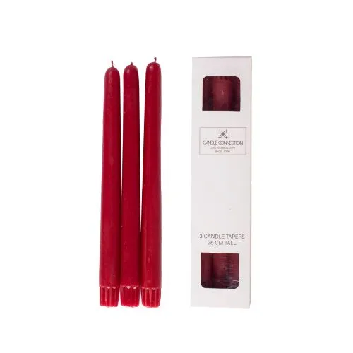 26 cm Tapers Pack Of 3