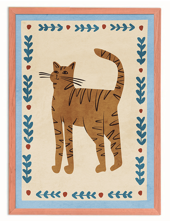 Animals Cat Print 4