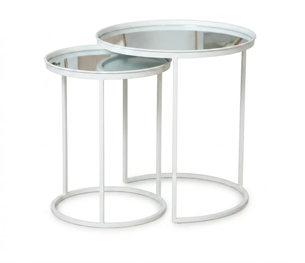 Atik Side Table AG1006 - Sturdy Metal Frame