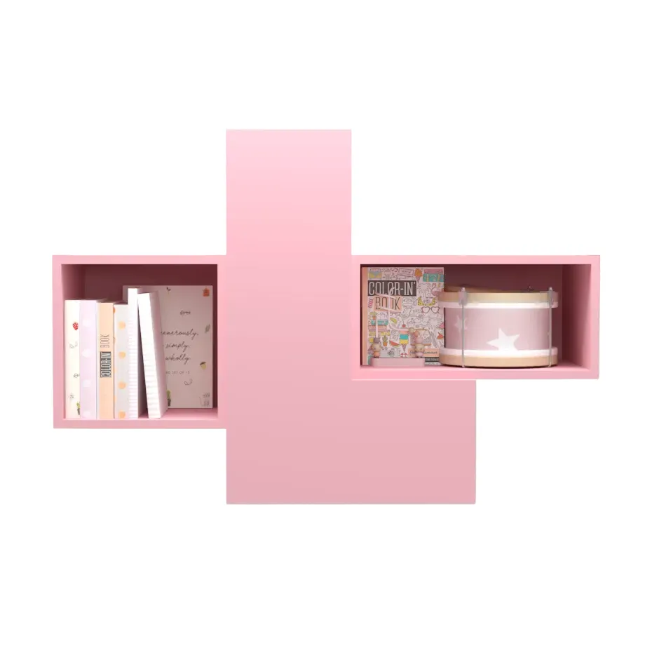 Cube Storage With 2 Open Shelves & Two Closed Units