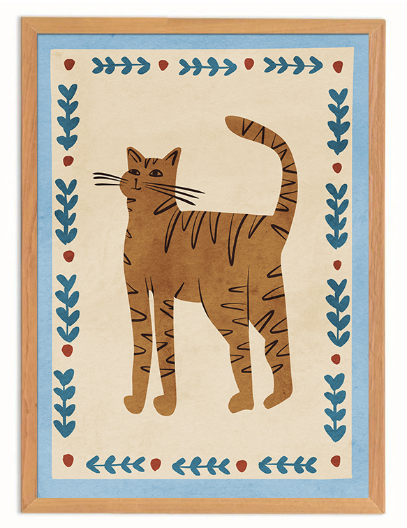 Animals Cat Print 2