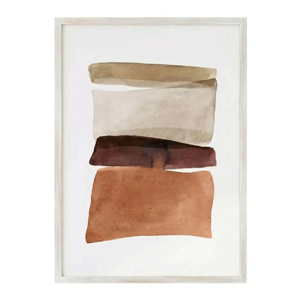 لوحة تجريدية مطبوعة ريمال