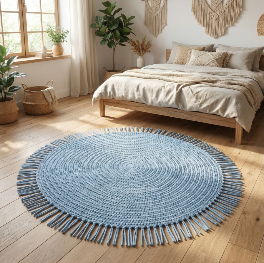 Ivory Oriental Cotton Floormat CL-003