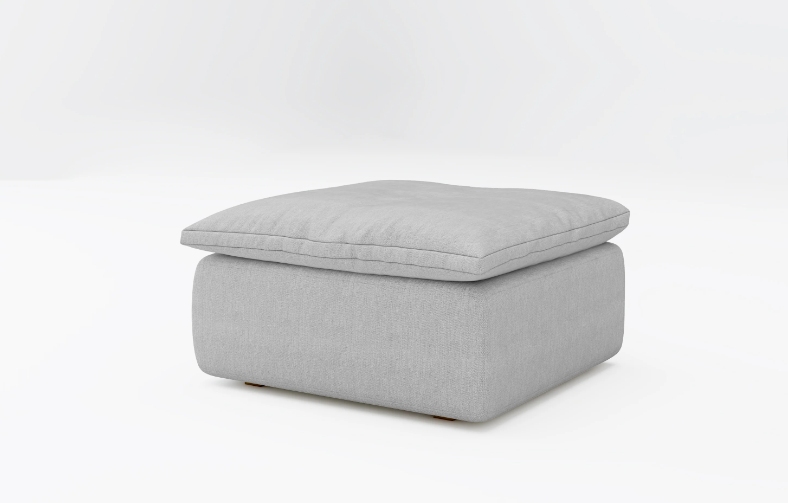 Sink-In Footstool - Polyester Upholstery 5