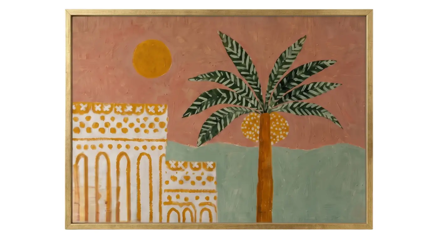 Sun Palm Wall Art