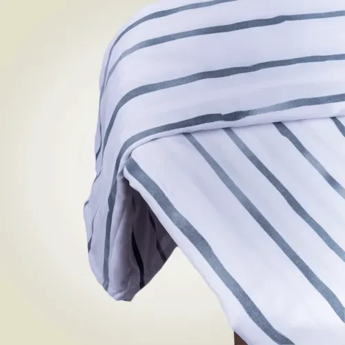 3-Piece Fitted Sheet Set - Seersucker Striped 9