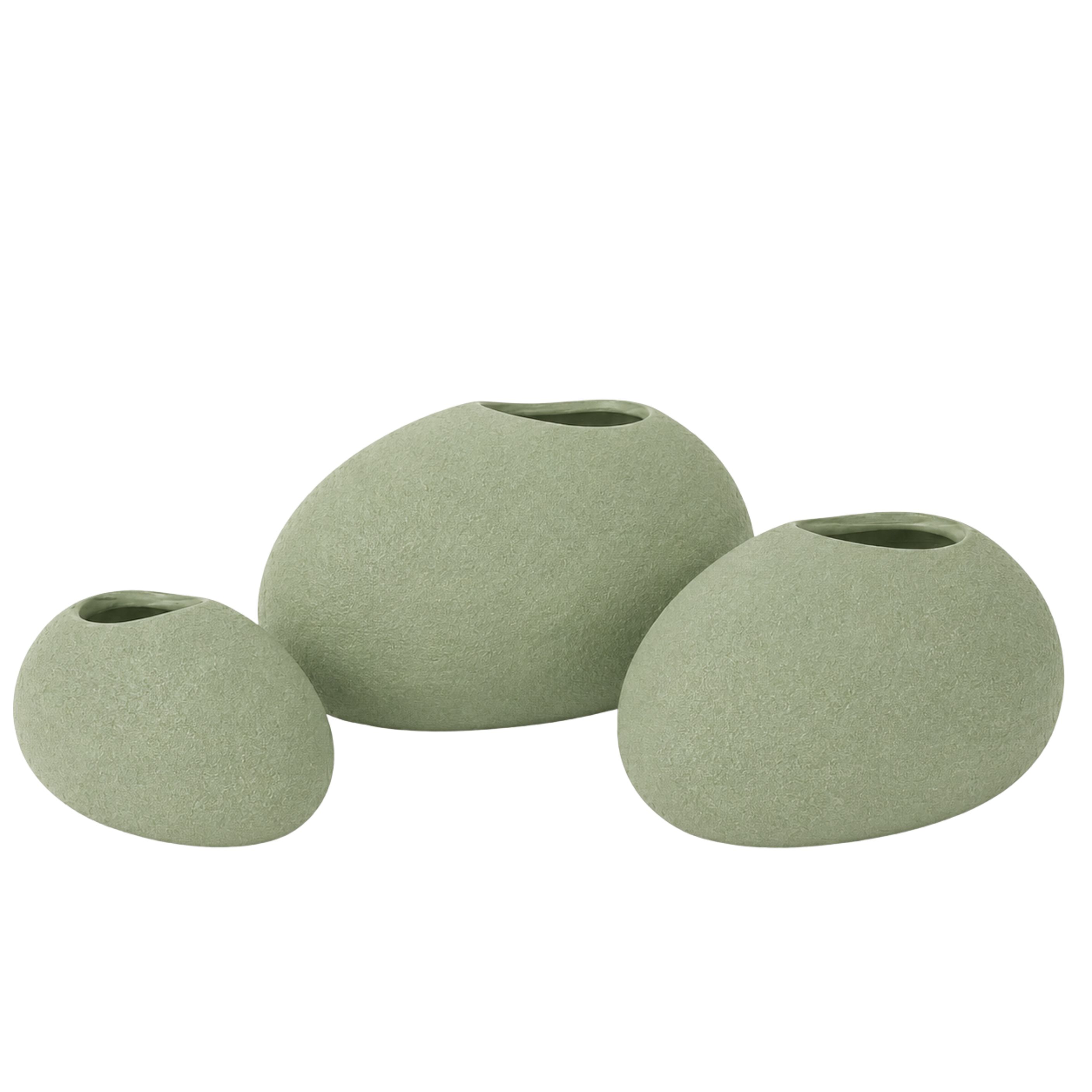 Avero Fiberglass Planter Set