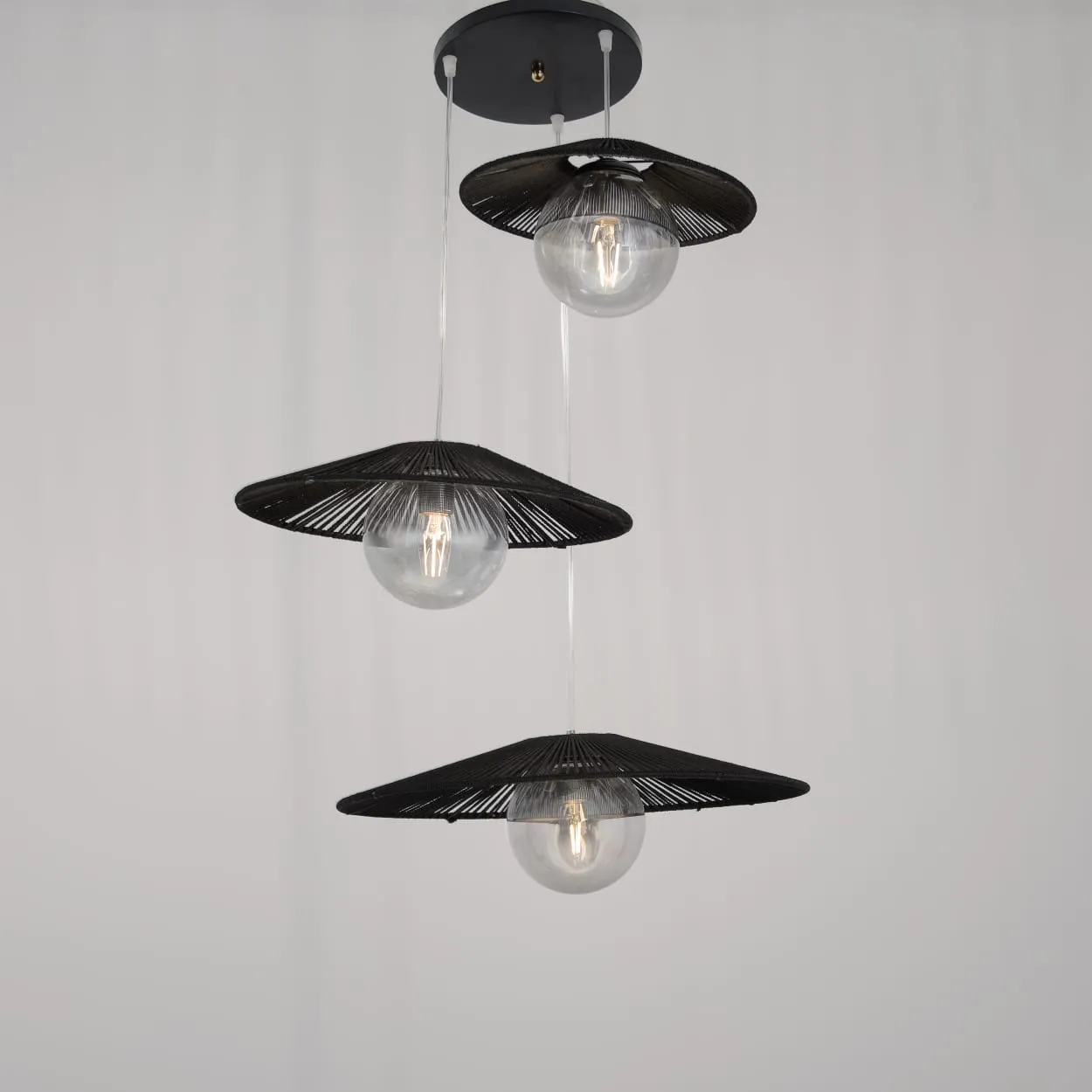 boho Ceiling Lamp- makramya 2