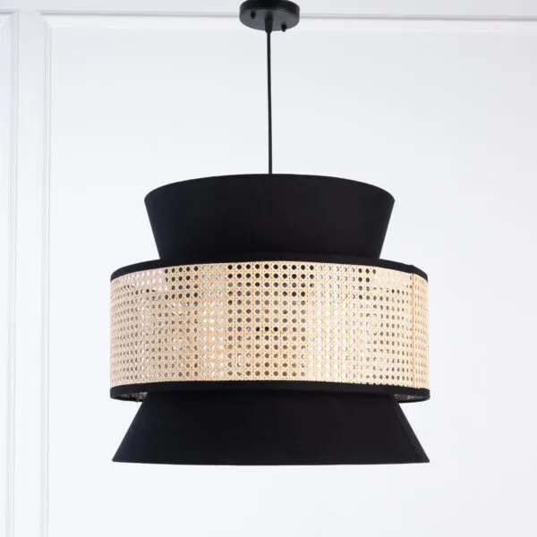 boho rattan pendant lamp BL19 3