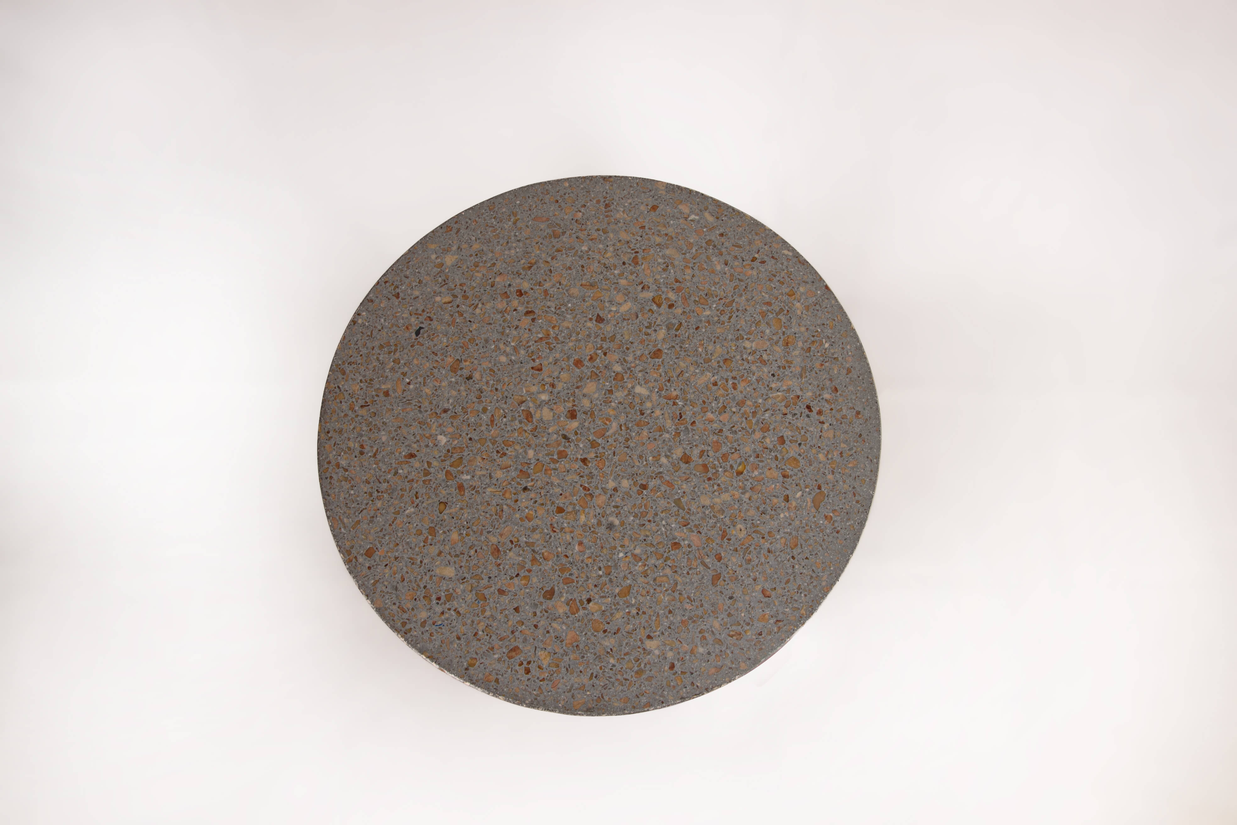 Babi Coffee Table -  Cast Stone Top and Solid Wood Base 15