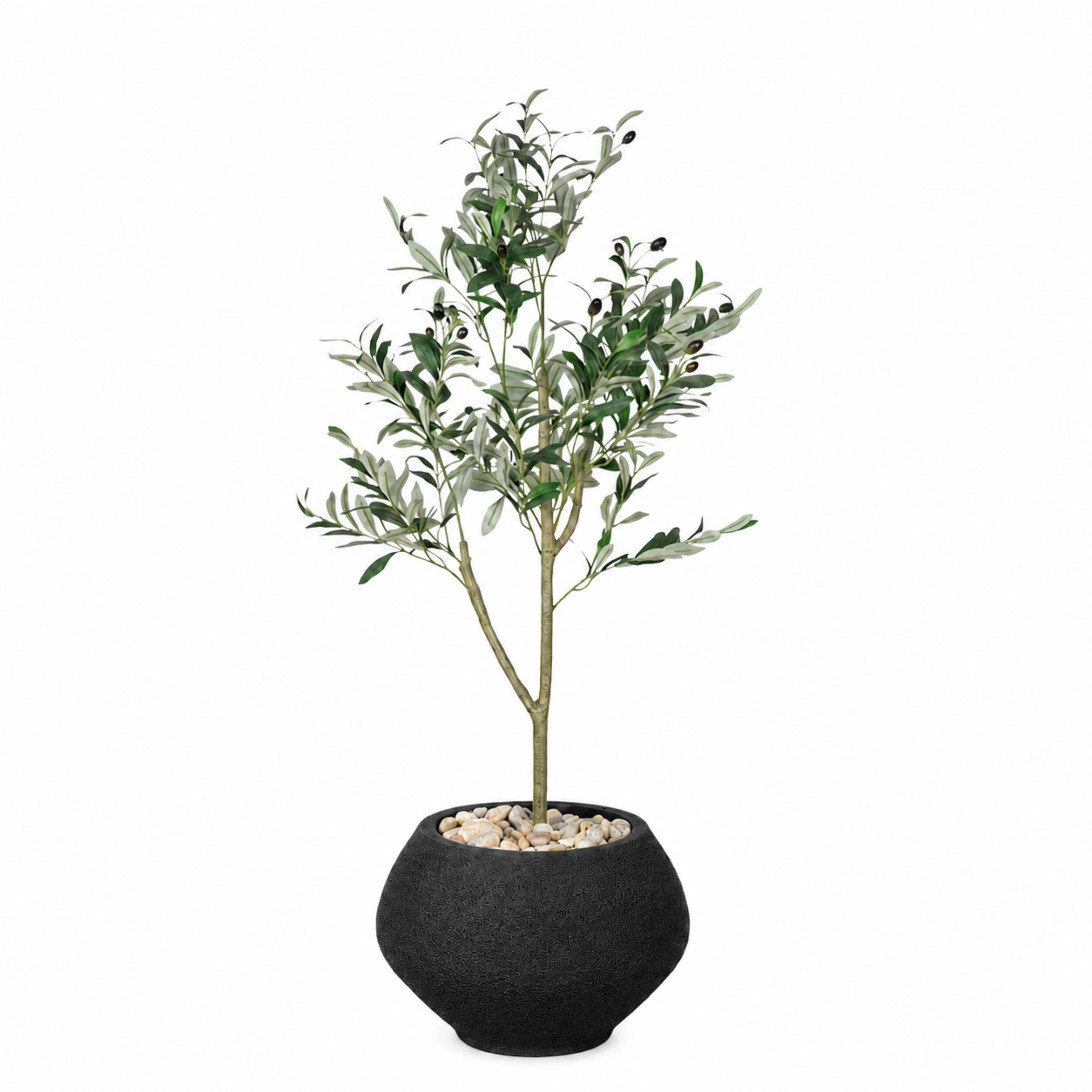 Artificial Olive Tree with Kora Planter Pot
