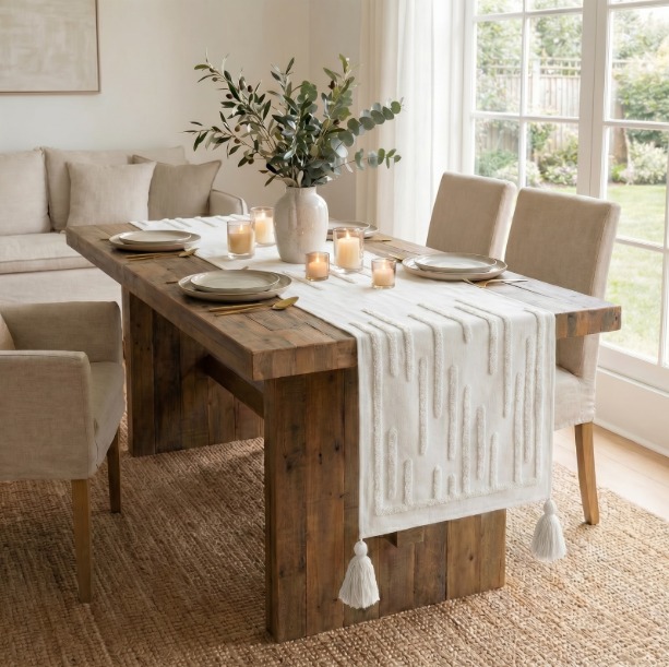 Sora Texture Table  Runner CL-02