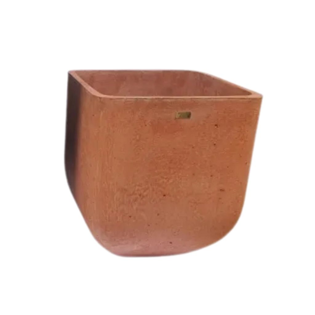 Apis Pot (square large cast stone pot) 8