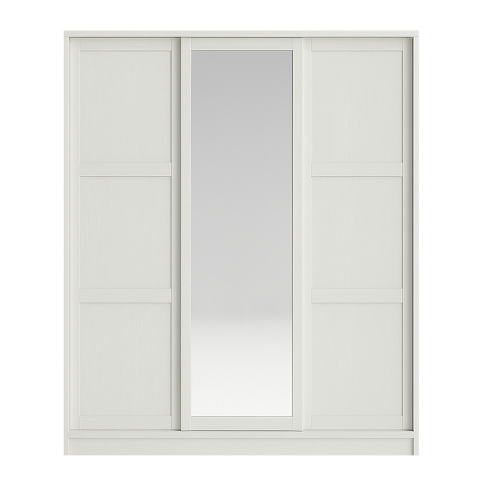 Barn Sliding Wardrobe With Mirror 18