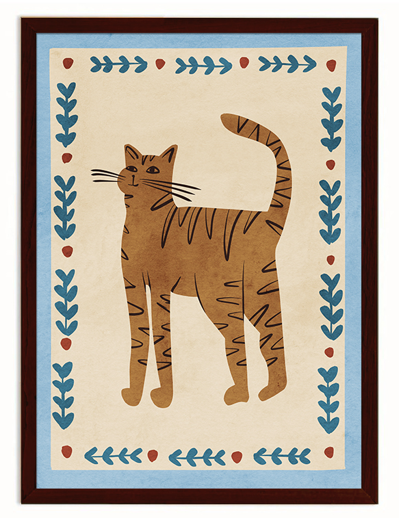 Animals Cat Print 1
