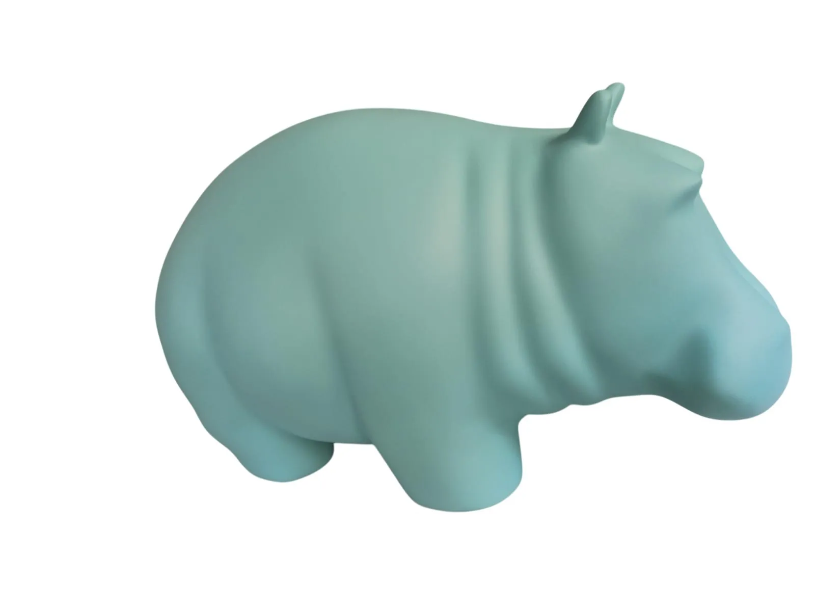 Happy Hippo Decorative Sculpture