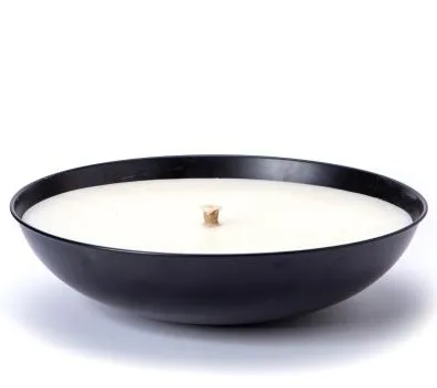 Large Outdoor Lemon Scented Citronella Bowl in Black 4
