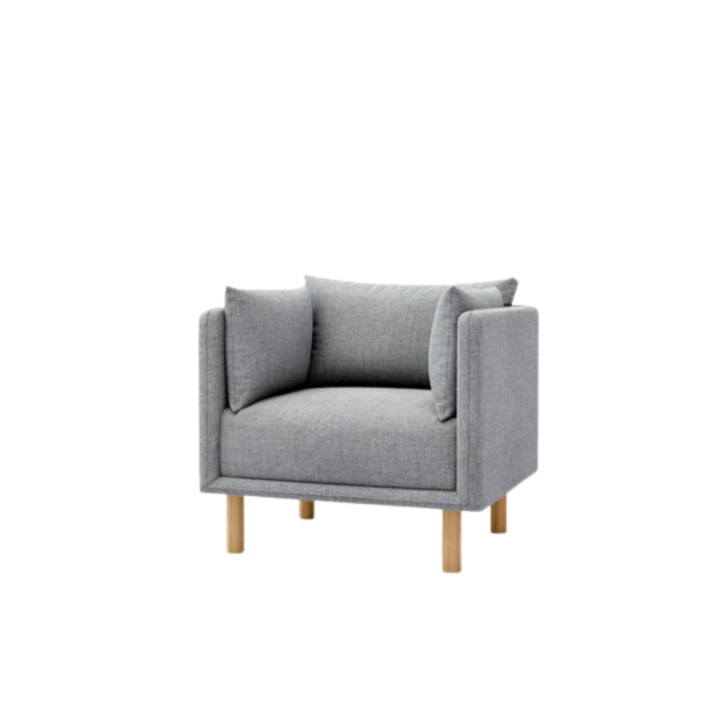 Mcann Wooden Legs Armchair 4