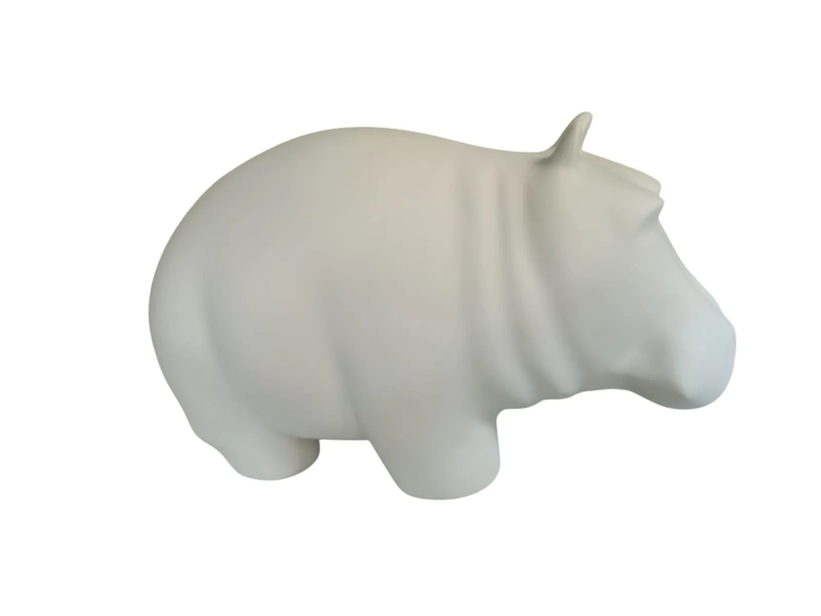 Happy Hippo Decorative Sculpture