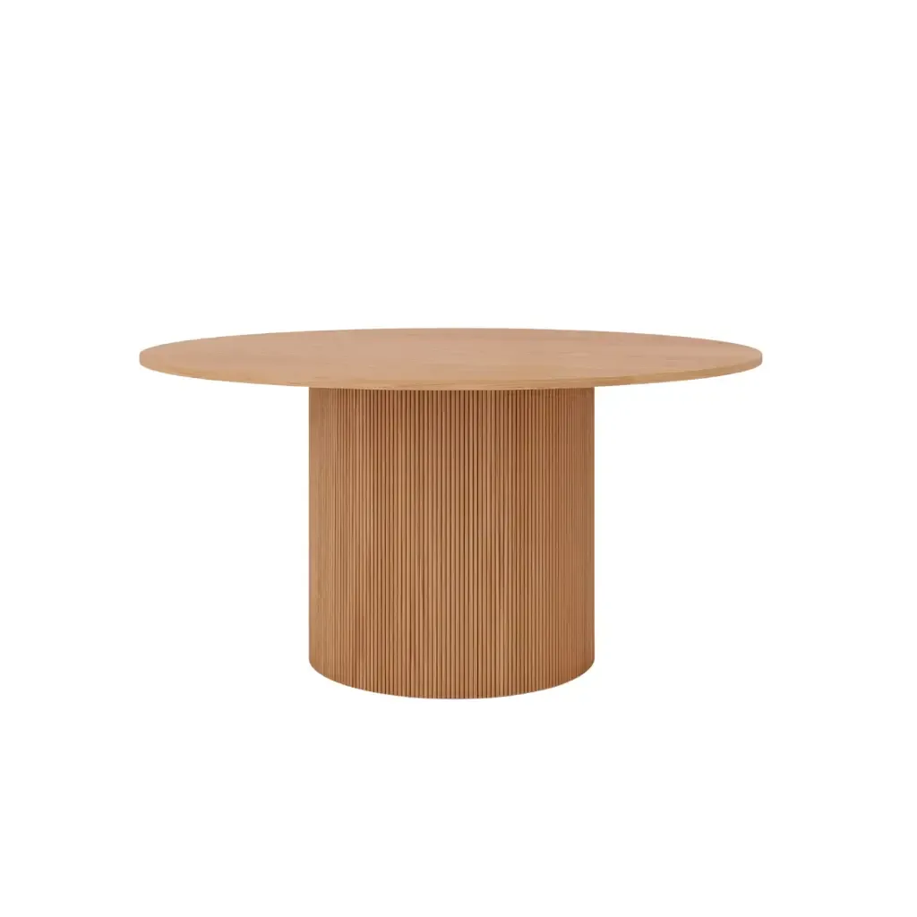 Reesa Dining Table – Modern Round Wood Design 2