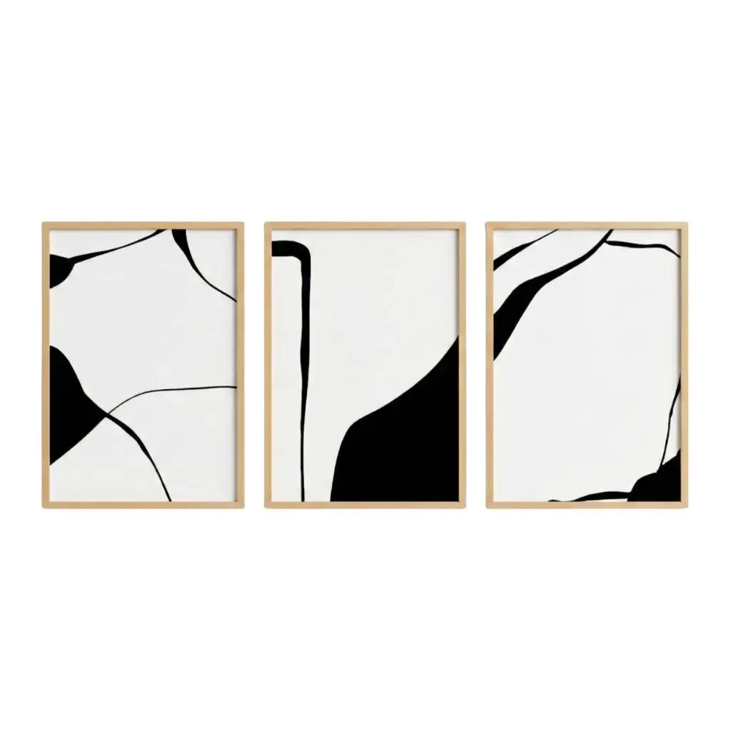 Sahra Abstract Wall Art Set – Set of 3 4