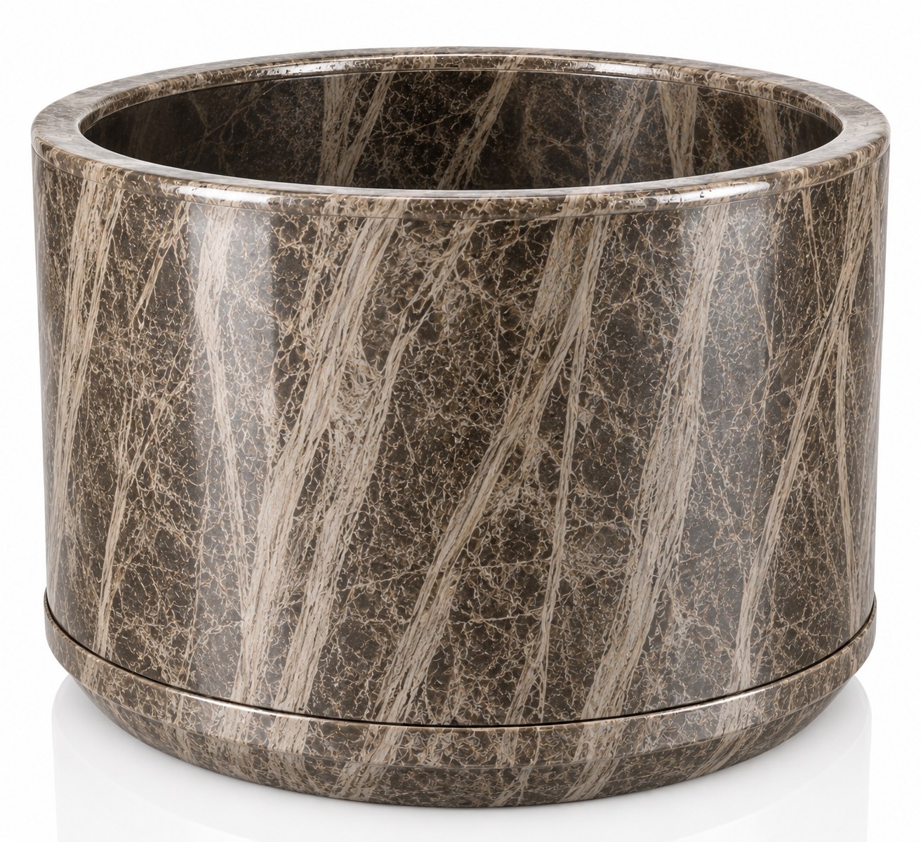 Round Outdoor Vase