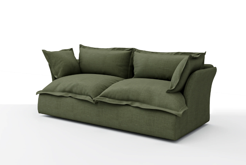 Haven 2 Seater Sofa With Relaxed Cushioned Design 3