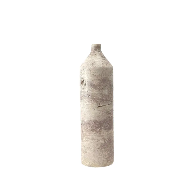 Short Neck Marble Vase Tall