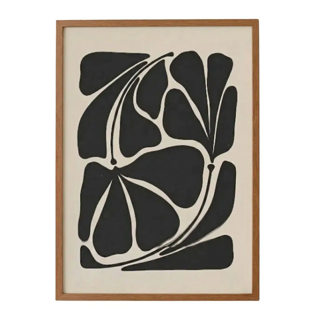 Nabat Abstract Botanical Printed Wall Art 6