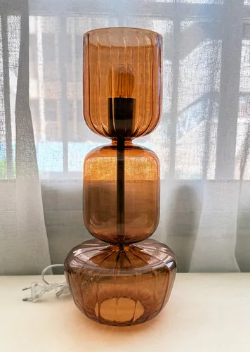 Abbey Glass Table Lamp