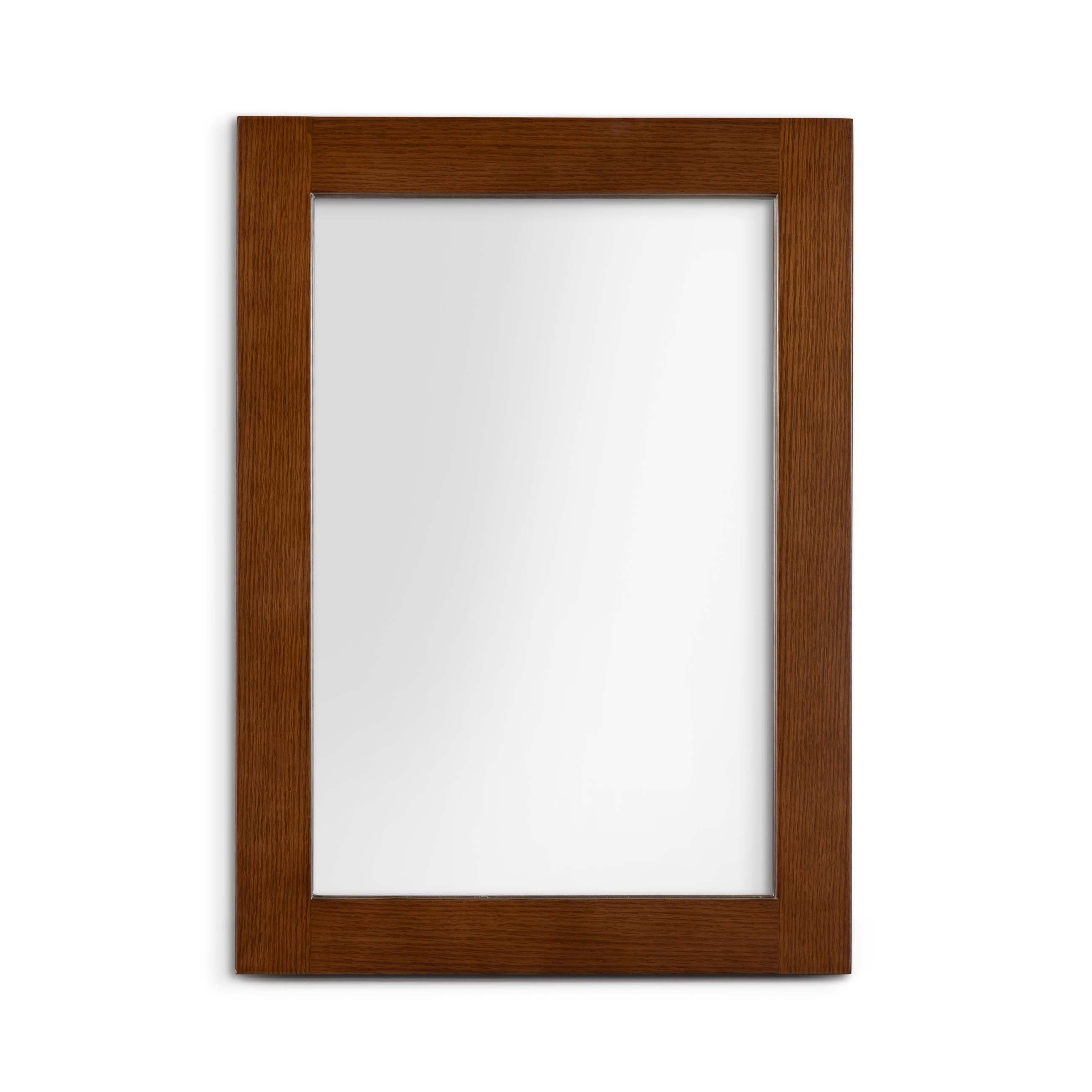 مرآة فالا بإطار خشبي