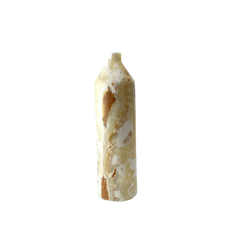 Short Neck Marble Vase Tall