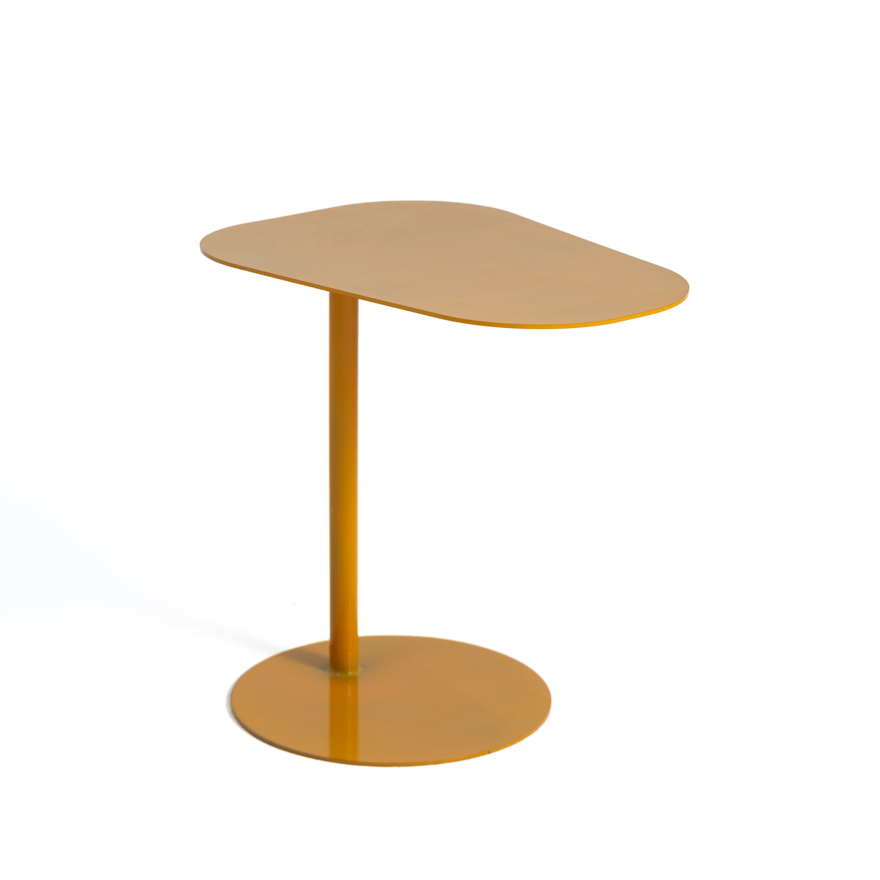 Darcie Steel Side Table – Sleek Lacquered Finish 5