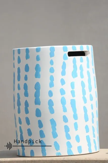 Polka Pottery Table Wit Dots Design - Round Top