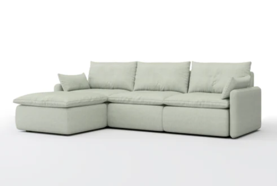 Sink-in L-Shape Sofa -  Classic