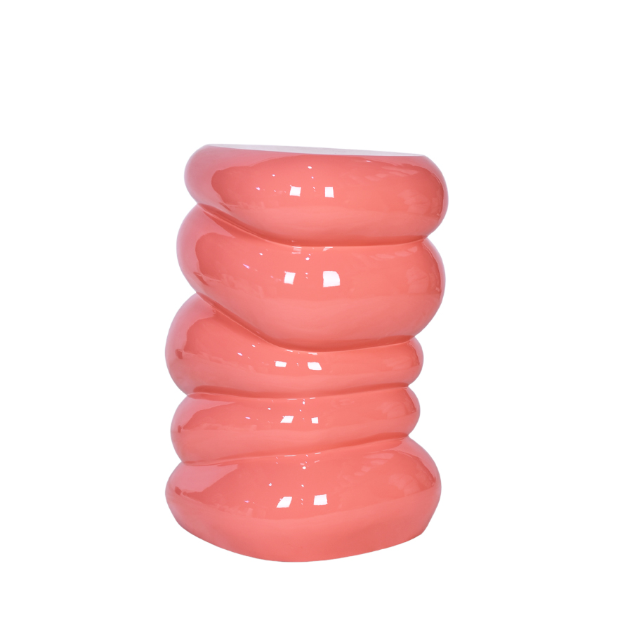 Ripple Fiberglass Side Table