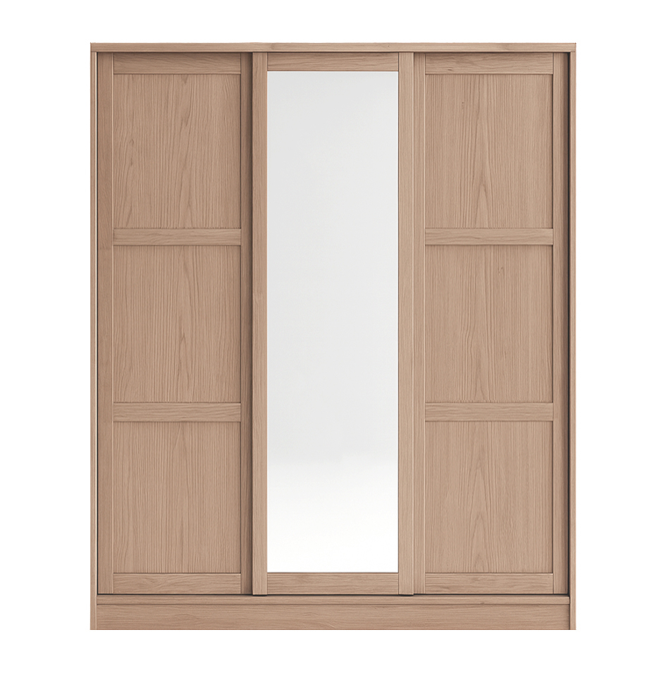 Barn Sliding Wardrobe With Mirror 17