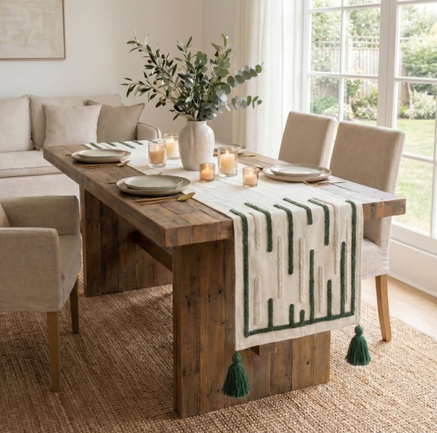 Sora Texture Table  Runner CL-02