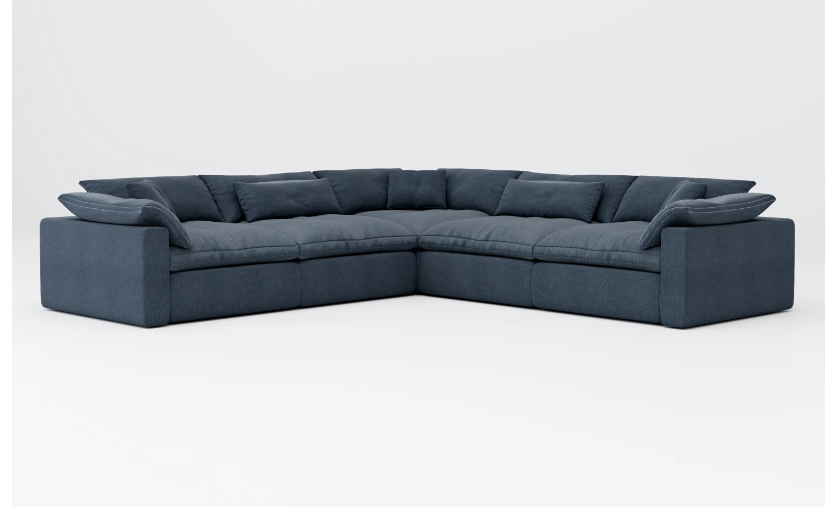 Sink-Down Corner Sofa