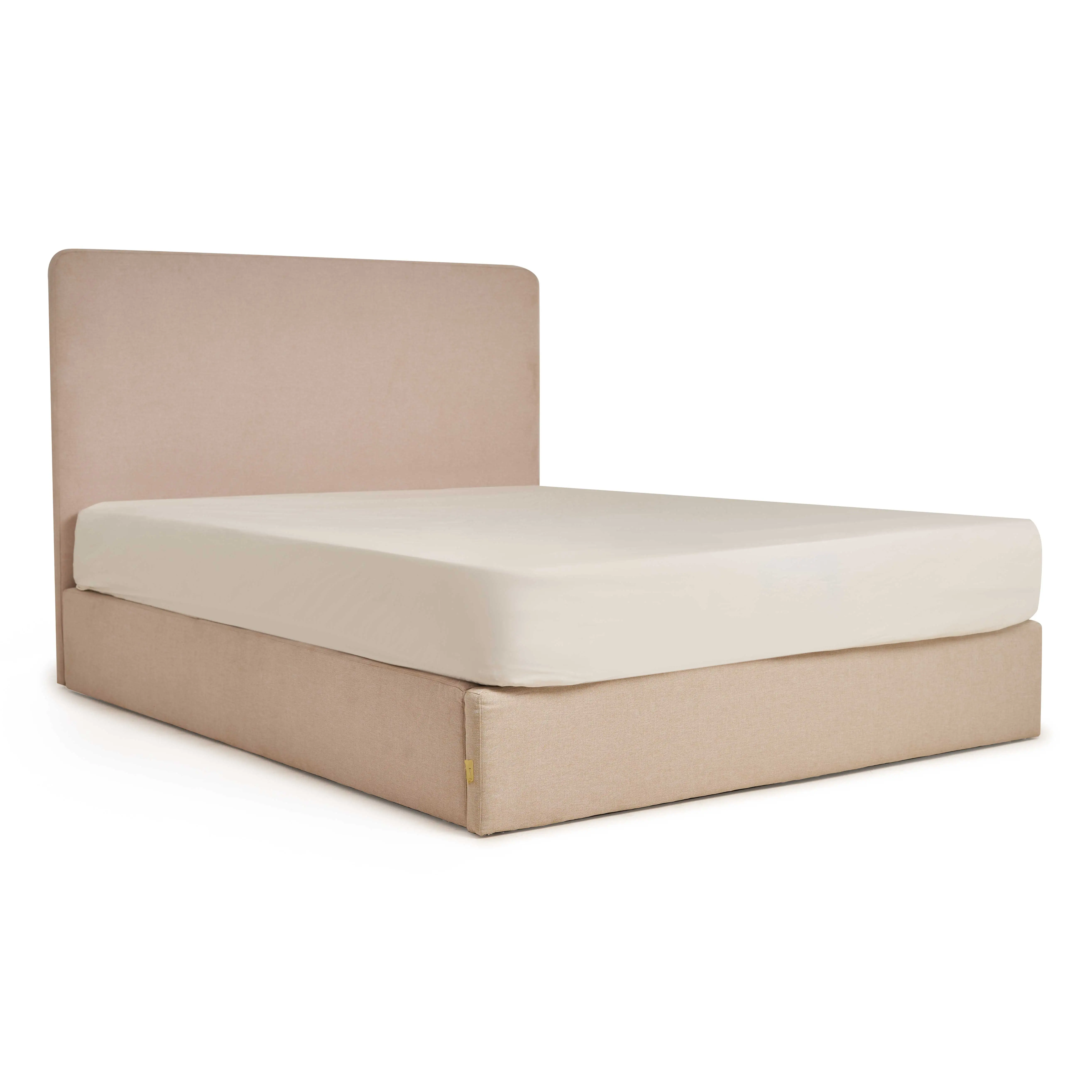 Simple Fully Upholstered Bed 4