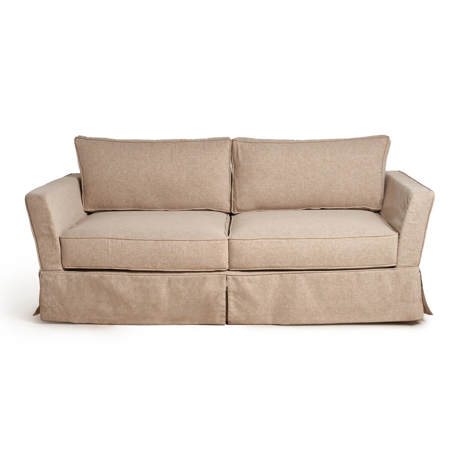 Gaia 2 Seater Slip Cover Sofa 4