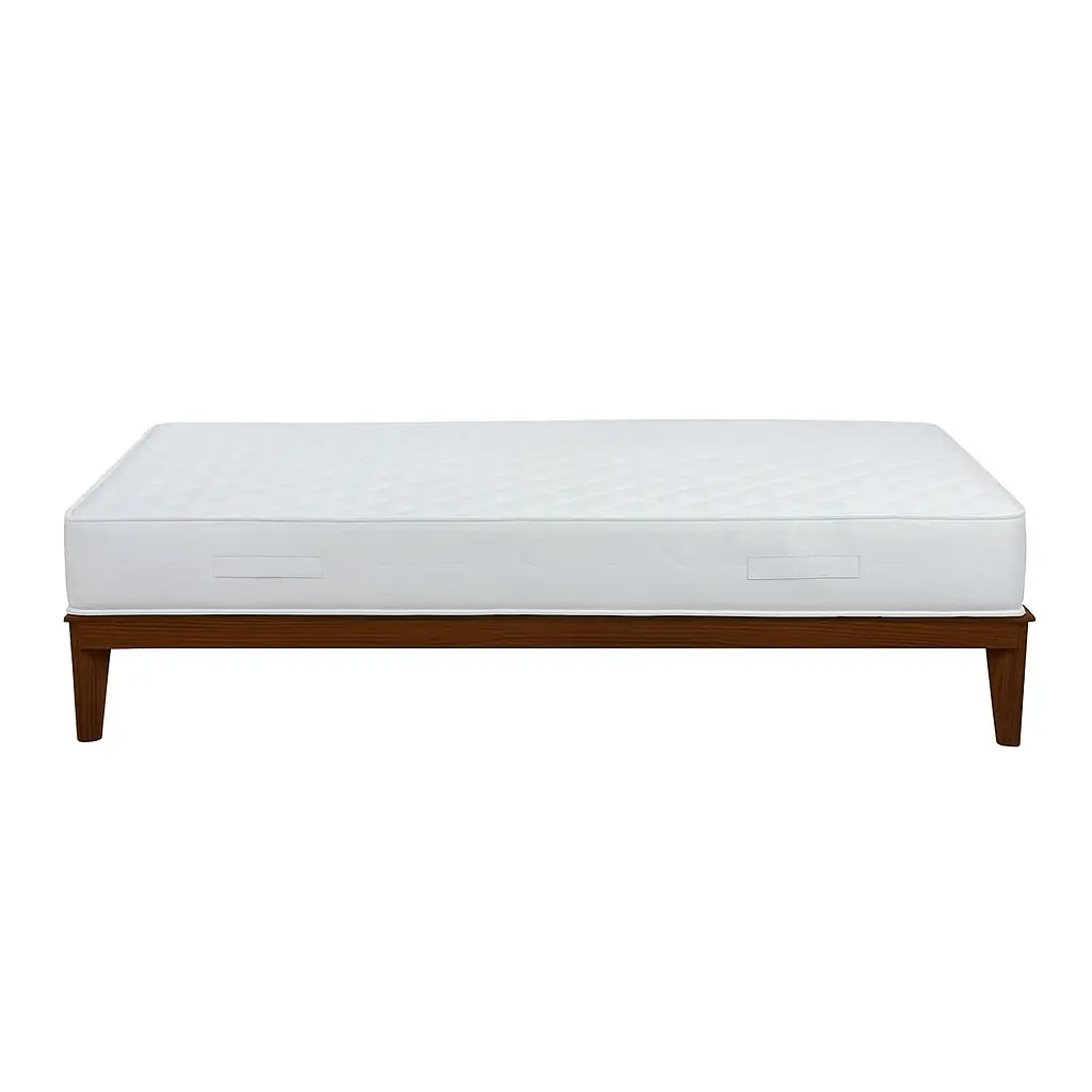 Kye Beech Wood Bed Base With Sleek Legs 30