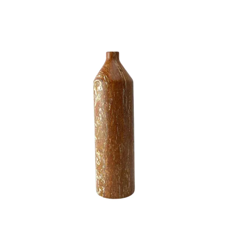 Short Neck Marble Vase Tall