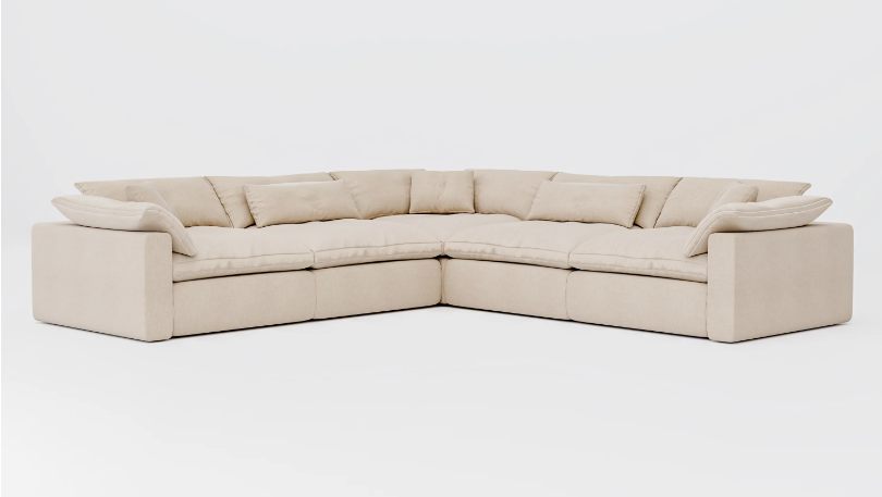 Sink-Down Corner Sofa