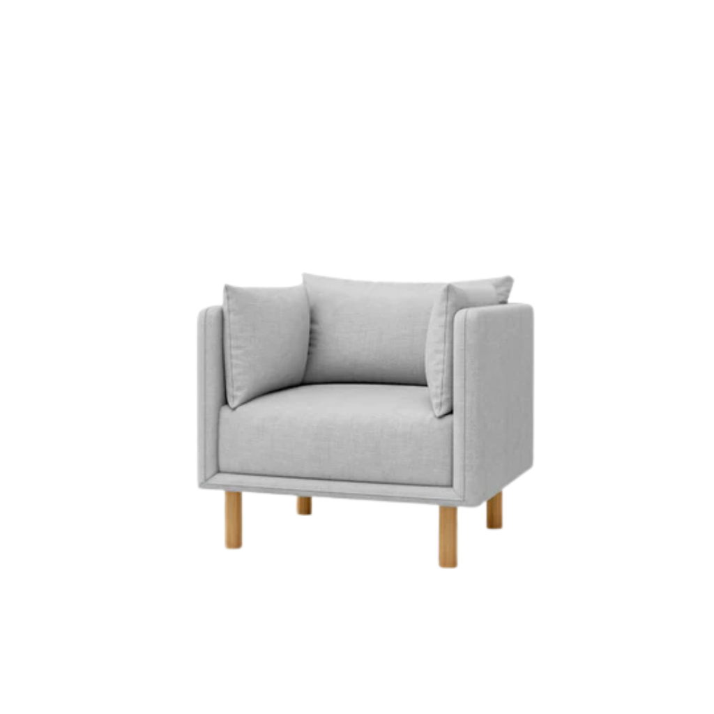 Mcann Wooden Legs Armchair 10