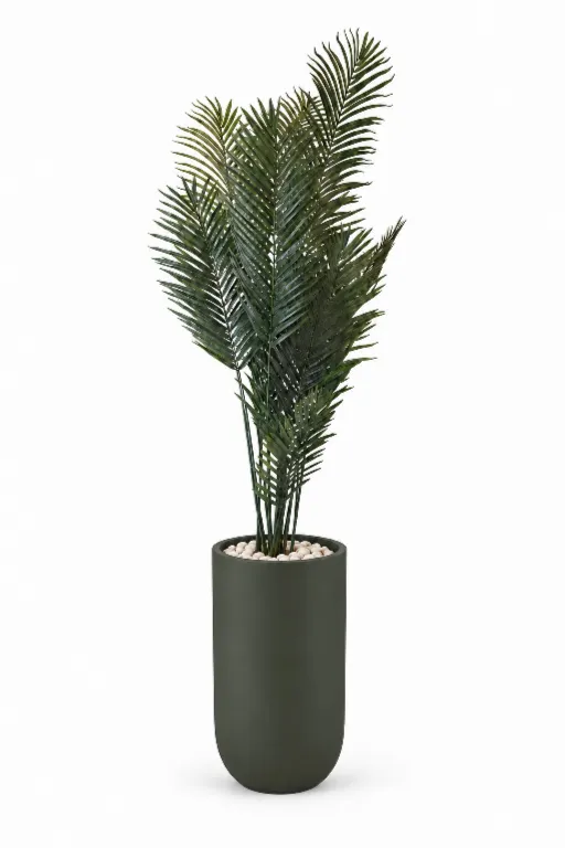 Modern Artificial Areca Plant In Luna Pot