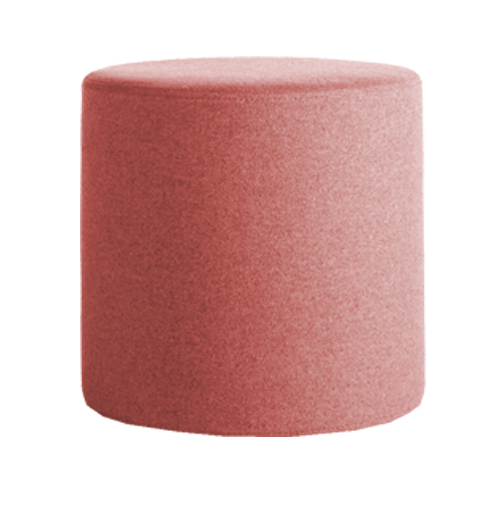 Round Pouf - Fully Upholstered - Sturdy Frame 3